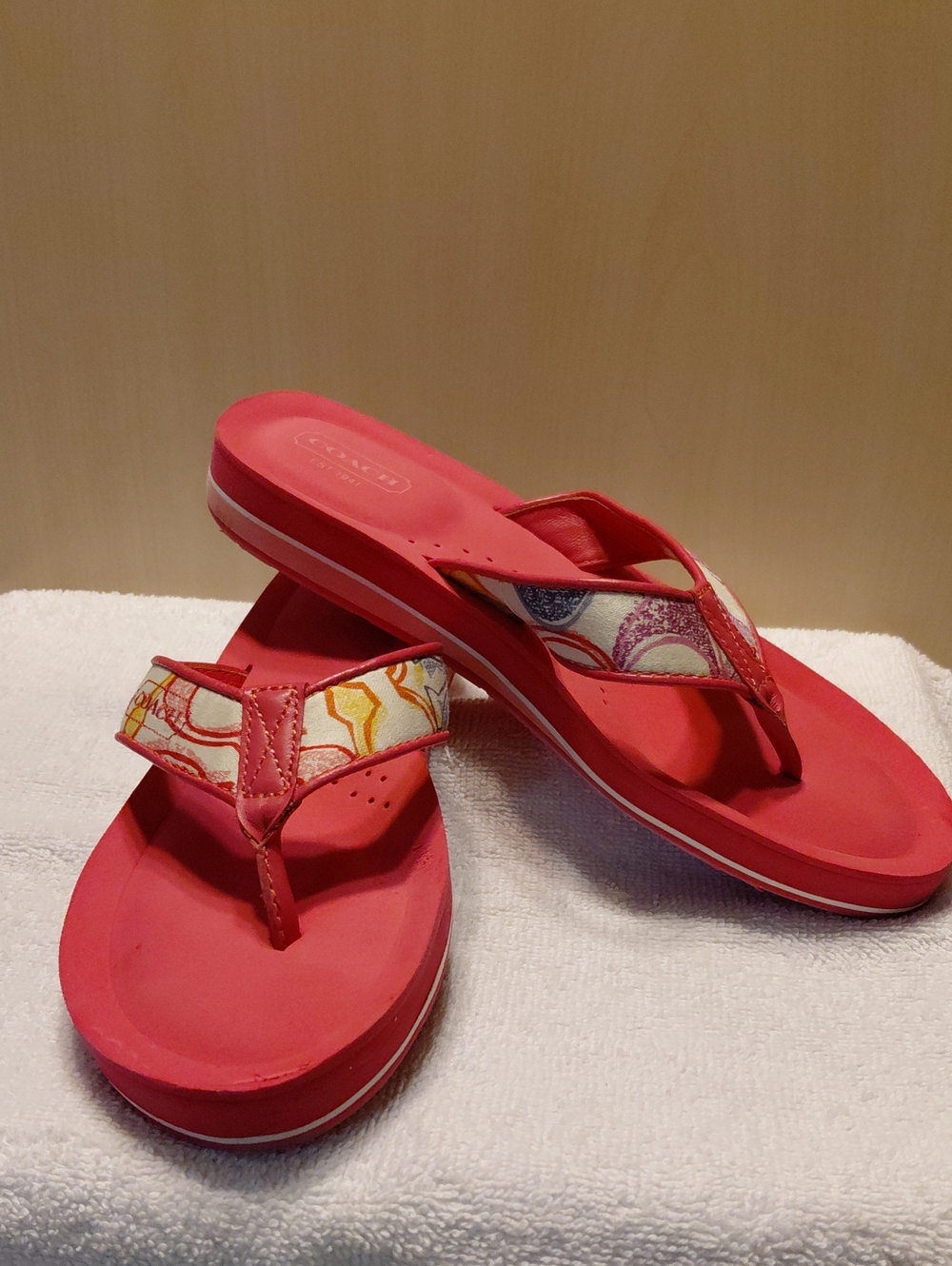 Coach Jolie Signature Flip Flop Sandal